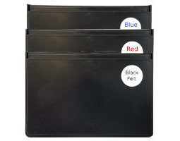 Combine your Rubber Stamp with this 4.25-in x 2.5-in Felt Ink Pad. Colors available: Blue, Standard Black, & Red.