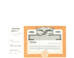 Incorporated? Formalize each sold shared record. Long Form Stock Certificates ship to your doorstep. Beautiful, Goes lithographed orange borders. Contain Capital Text.