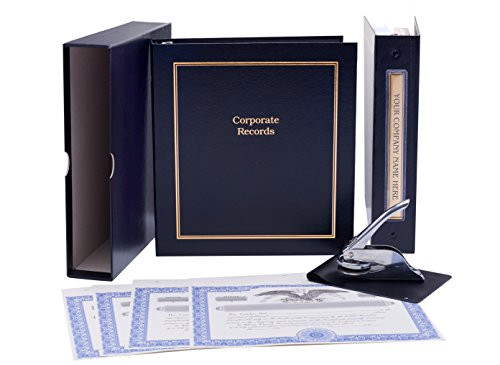 LLC Corporate Book - Black Binder & Slipcase