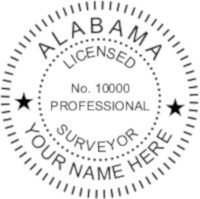 Alabama Professional Surveyor Seal
