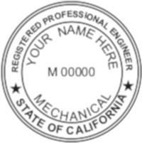 California PE Seal