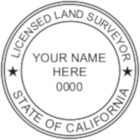 California Professional Surveyor Seal