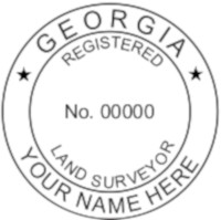 Georgia Professional Surveyor Seal