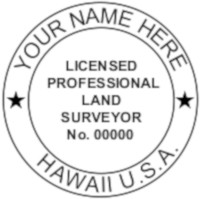 Hawaii Professional Surveyor Seal