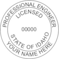 Idaho PE Seal