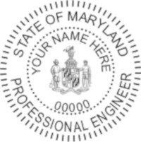 Maryland PE Seal