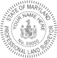 Maryland Professional Surveyor Seal