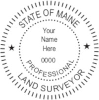 Maine Professional Surveyor Seal