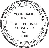 Michigan Professional Surveyor Seal