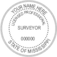 Mississippi Professional Surveyor Seal