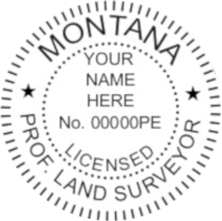 Montana Professional Surveyor Seal