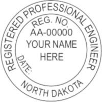 North Dakota PE Seal