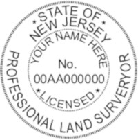 New Jersey Professional Surveyor Seal