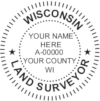 Wisconsin Professional Surveyor Seal