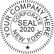 Digital corporate seals comply with standards set forth in Adobe, DocuSign document management software. Generate an image online for instant download.
