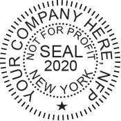 Digital corporate seals comply with standards set forth in Adobe, DocuSign document management software. Generate an image online for instant download.