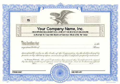 Corporate Secretary Certificate Template