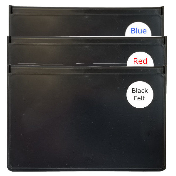 Combine your Rubber Stamp with this 4.25-in x 2.5-in Felt Ink Pad. Colors available: Blue, Standard Black, & Red.